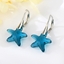 Show details for Nice Swarovski Element Star Dangle Earrings