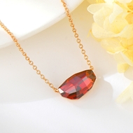 Show details for Low Cost Copper or Brass Red Short Statement Necklace with Low Cost