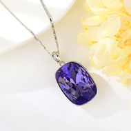 Show details for Low Cost Platinum Plated Copper or Brass Pendant Necklace with Low Cost