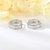 Picture of Small Cubic Zirconia Huggie Earrings with Low Cost