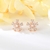 Picture of New Season White Rose Gold Plated Big Stud Earrings with SGS/ISO Certification