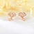Picture of Latest Small Cubic Zirconia Big Stud Earrings