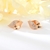 Picture of 925 Sterling Silver White Big Stud Earrings in Flattering Style