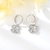 Picture of Affordable Platinum Plated Opal Dangle Earrings in Exclusive Design