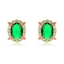 Show details for Exclusive Copper or Brass Cubic Zirconia Big Stud Earrings