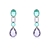 Picture of Nice Cubic Zirconia Gold Plated Dangle Earrings