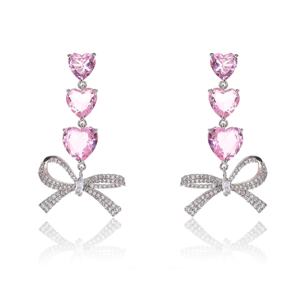 Picture of Love & Heart Luxury Dangle Earrings with Speedy Delivery