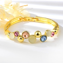 Show details for Delicate Opal Zinc Alloy Fashion Bangle