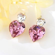 Show details for Need-Now Purple Swarovski Element Dangle Earrings from Editor Picks