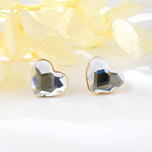 Show details for Love & Heart Copper or Brass Big Stud Earrings with Full Guarantee