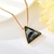 Picture of Geometric Black Pendant Necklace with Fast Delivery