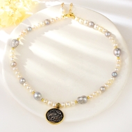 Show details for Attractive White Copper or Brass Pendant Necklace For Your Occasions