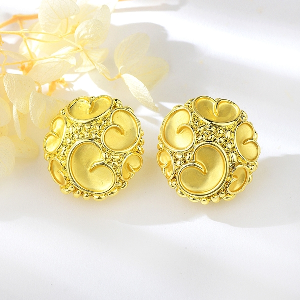 Picture of Flowers & Plants Dubai Big Stud Earrings with Worldwide Shipping