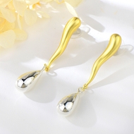 Show details for Big Plain Dangle Earrings Online Only