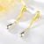 Picture of Big Plain Dangle Earrings Online Only