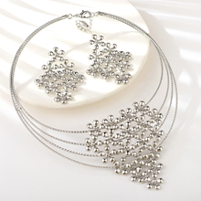 Show details for Zinc Alloy Platinum Plated 2 Piece Jewelry Set From Reliable Factory