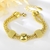 Picture of Sparkling Dubai Gold Plated Fashion Bracelet