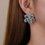 Picture of Nickel Free Copper or Brass Platinum Plated Big Stud Earrings with No-Risk Refund