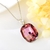 Picture of Wholesale Platinum Plated Pink Collar Necklace with No-Risk Return