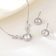 Show details for Funky Small Cubic Zirconia 2 Piece Jewelry Set
