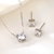 Picture of Designer Platinum Plated Party 2 Piece Jewelry Set with No-Risk Return