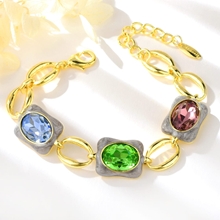 Show details for Sparkling Party Zinc Alloy Fashion Bracelet