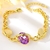 Picture of Party Gold Plated Fashion Bracelet with Fast Delivery