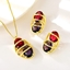 Show details for Unique Artificial Crystal Red 2 Piece Jewelry Set