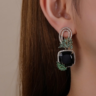 Picture of Copper or Brass Flowers & Plants Dangle Earrings at Unbeatable Price