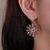 Picture of Brand New Pink Gold Plated Dangle Earrings with SGS/ISO Certification