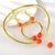 Picture of Party Red 3 Piece Jewelry Set with Beautiful Craftmanship