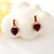 Picture of Holiday Rose Gold Plated Dangle Earrings of Original Design