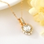 Show details for Nice Swarovski Element Copper or Brass Pendant Necklace