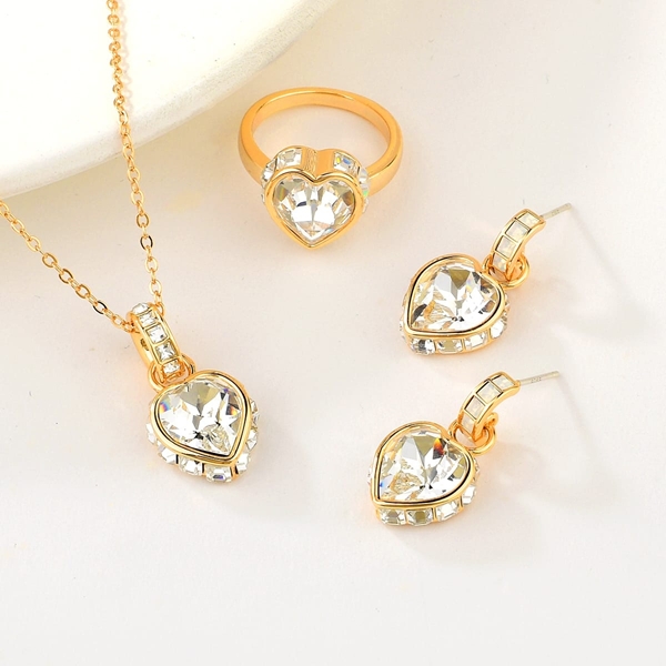 Picture of Hypoallergenic Rose Gold Plated Party 3 Piece Jewelry Set with Easy Return