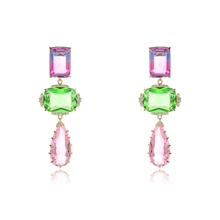 Show details for Wholesale Platinum Plated Party Dangle Earrings with No-Risk Return