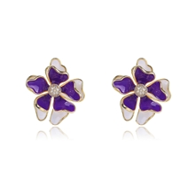 Show details for Eye-Catching Purple Luxury Dangle Earrings with Member Discount
