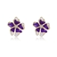 Show details for Eye-Catching Purple Luxury Dangle Earrings with Member Discount