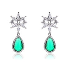 Show details for Nice Cubic Zirconia Luxury Dangle Earrings
