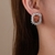 Picture of Eye-Catching Orange Fashion Huggie Earrings with Member Discount
