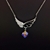 Picture of Beautiful Cubic Zirconia Wing Pendant Necklace