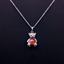 Show details for Fashion Red Pendant Necklace with Member Discount