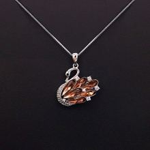 Show details for Recommended Platinum Plated Cubic Zirconia Pendant Necklace from Top Designer