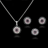 Picture of Promotion Cubic Zirconia Small 3 Pieces Jewelry Sets