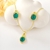 Picture of Charming Green Geometric 2 Piece Jewelry Set of Original Design