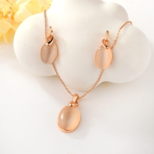 Show details for Most Popular Opal Zinc Alloy 2 Piece Jewelry Set