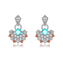 Show details for Luxury Cubic Zirconia Dangle Earrings at Unbeatable Price