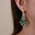 Picture of Luxury Green Dangle Earrings with 3~7 Day Delivery