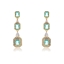 Show details for Amazing Geometric Copper or Brass Dangle Earrings