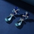 Picture of Most Popular Cubic Zirconia Copper or Brass Dangle Earrings
