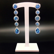 Show details for Fashion Swarovski Element Party Dangle Earrings